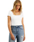 Women's Square-Neck Short-Sleeve Bodysuit